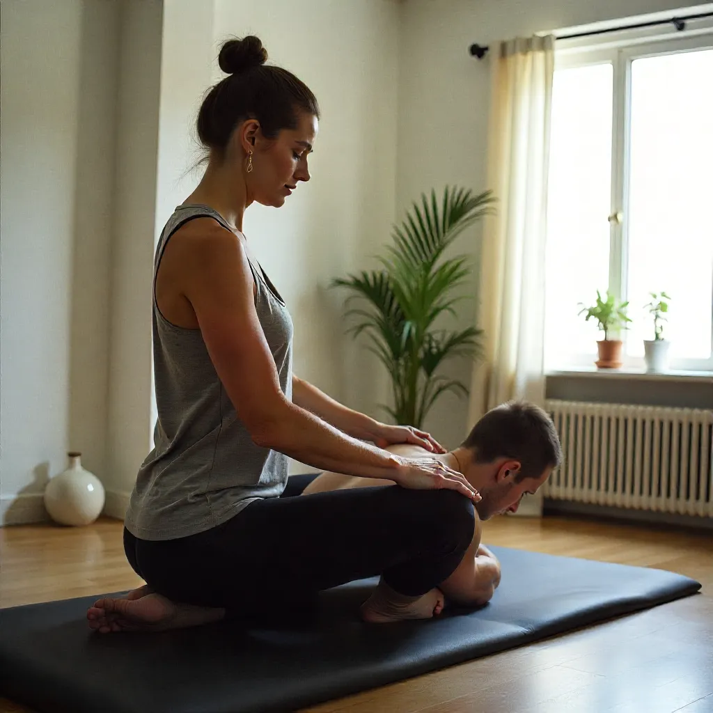 Tranquil practice area